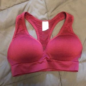 Sports bra maroon